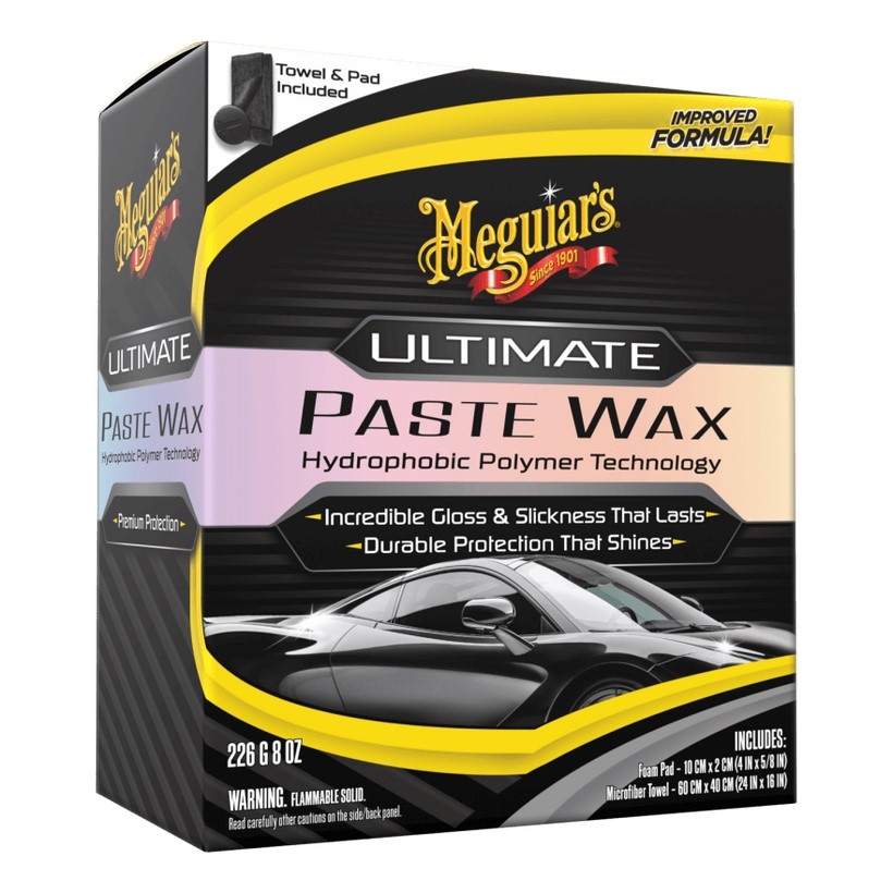 Синтетический твердый воск Meguiar's G210608 Ultimate Paste Wax, 226 г