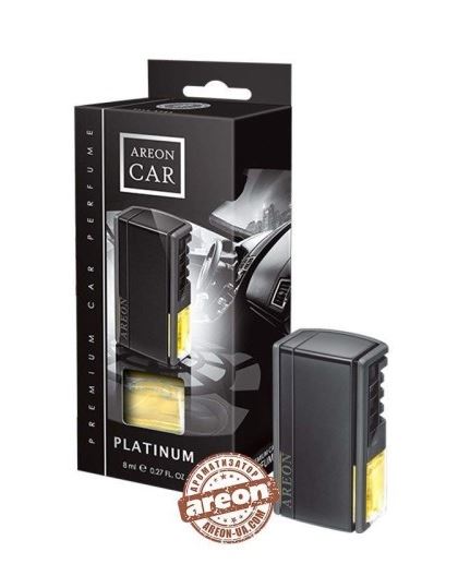 Освіжувач рідкий на обдув 8ml - "Areon" - CAR Perfume Люкс - Platinum (Платина)
