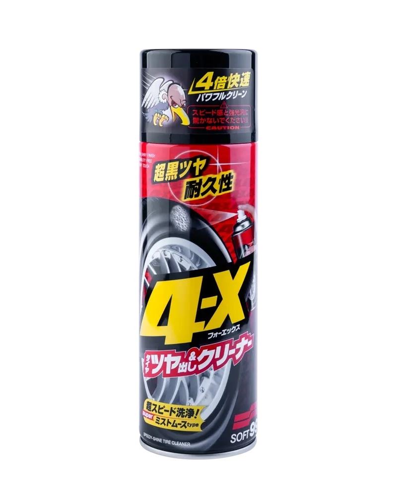 Чорніння для шин SOFT99 4-X Tire Cleaner