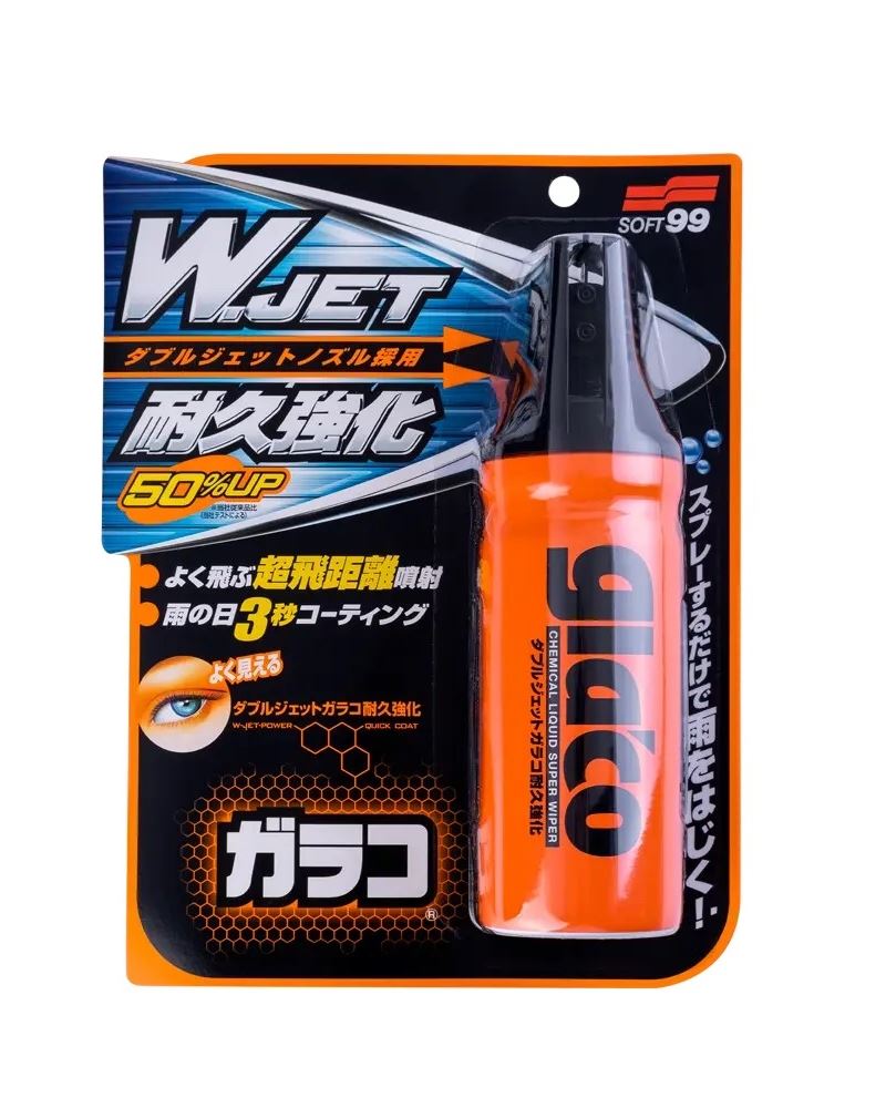 Антидощ GLACO «W» Jet Strong Гідрофобне покриття для скла миттєвої дії