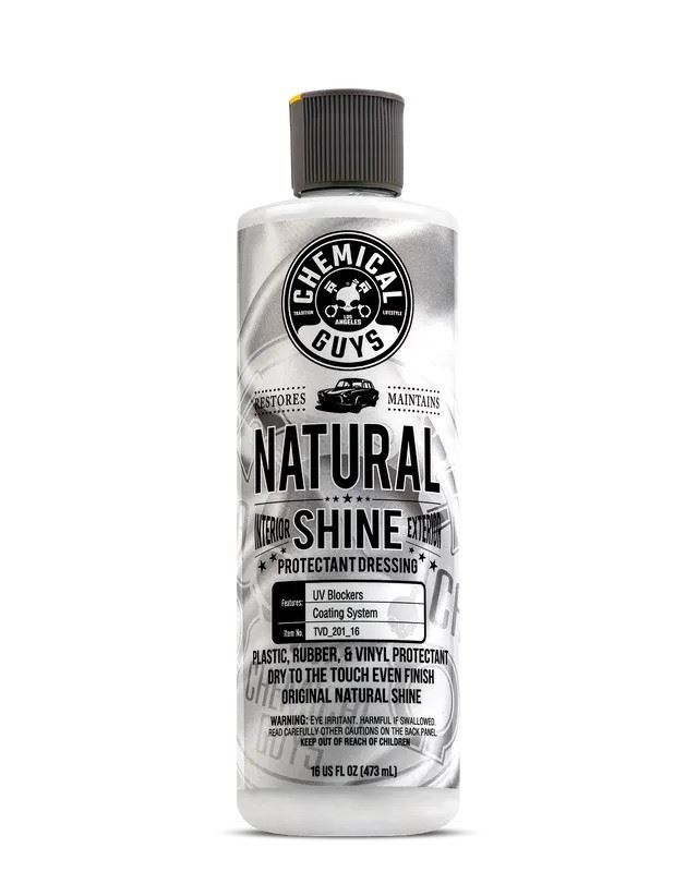 ПОЛІРОЛЬ ПРОСОЧЕННЯ ДЛЯ ГУМИ, ВІНІЛУ ТА ПЛАСТИКУ NATURAL SHINE NEW LOOK SHINE PLASTIC, RUBBER, VINYL DRESSING - 3785мл