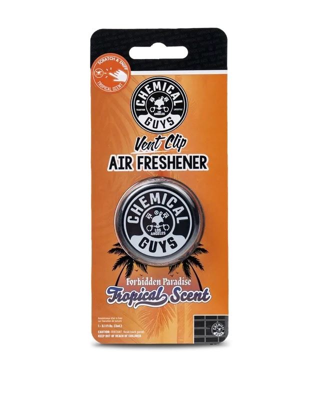 АРОМАТИЗАТОР НА РЕШІТКУ КОНДИЦІОНЕРА FORBIDDEN PARADISE TROPICAL SCENT VENT CLIP AIR FRESHENER