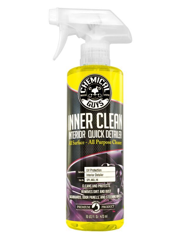 ЗАСІБ ДЛЯ ОЧИЩЕННЯ ТА ЗАХИСТУ ІНТЕР`ЄРУ INNERCLEAN INTERIOR QUICK DETAILER AND PROTECTANT - АРОМАТ АНАНАСА - 473мл