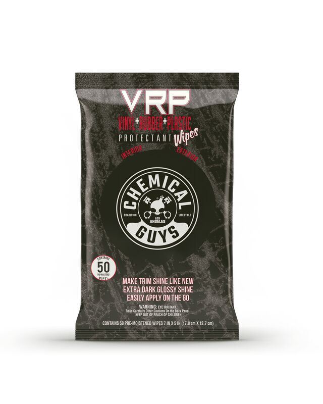 СЕРВЕТКИ VRP PROTECTANT CAR WIPES FOR VINYL, RUBBER, AND PLASTIC (50 шт)