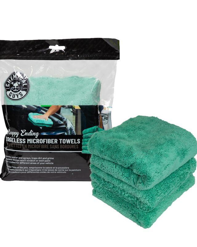 РУШНИК HAPPY ENDING EDGELESS MICROFIBER TOWELS, GREEN 3 шт