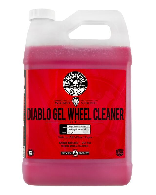 ОЧИСТИТЕЛЬ ДЛЯ КОЛЕС DIABLO GEL OXYGEN INFUSED FOAM WHEEL AND RIM CLEANER - 3785мл