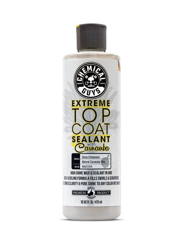 ПОЛІРОЛЬ СІЛАНТ ЗБАГАЧЕННИЙ КАРНАУБСЬКИМ ВОСКОМ EXTREME TOP COAT WAX AND SEALANT IN ONE - 473мл