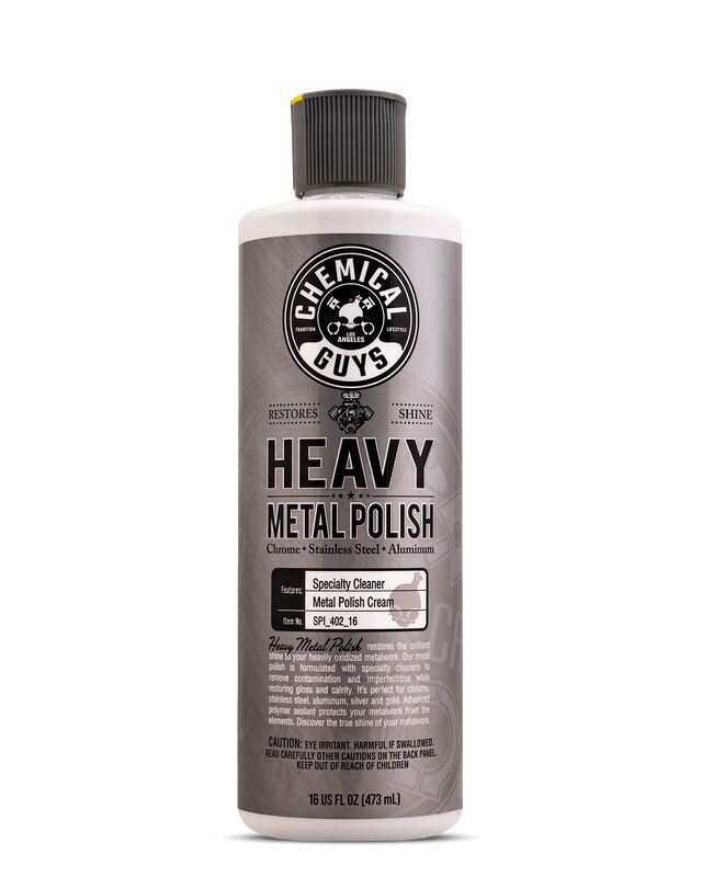 ПАСТА ПОЛІРУВАЛЬНА АБРАЗИВНА ДЛЯ ХРОМУ ТА МЕТАЛУ HEAVY METAL POLISH - 473мл