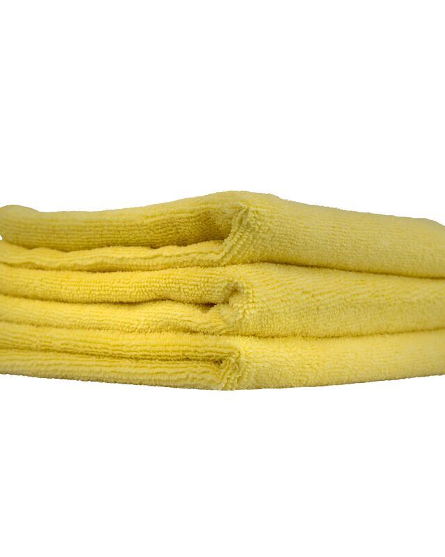 РУШНИК МІКРОФІБРОВИЙ ULTRA FINE MICROFIBER TOWEL 40 x 40 см - YELLOW 3 шт