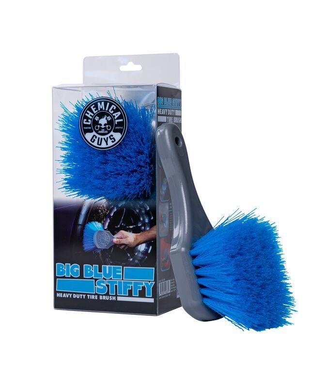 ЩІТКА ДЛЯ ОЧИСТКИ ШИН, ГУМИ ТА ЖОРСТКОГО ТЕКСТУРНОГО ПЛАСТИКУ BIG BLUE STIFFY HEAVY DUTY TIRE BRUSH
