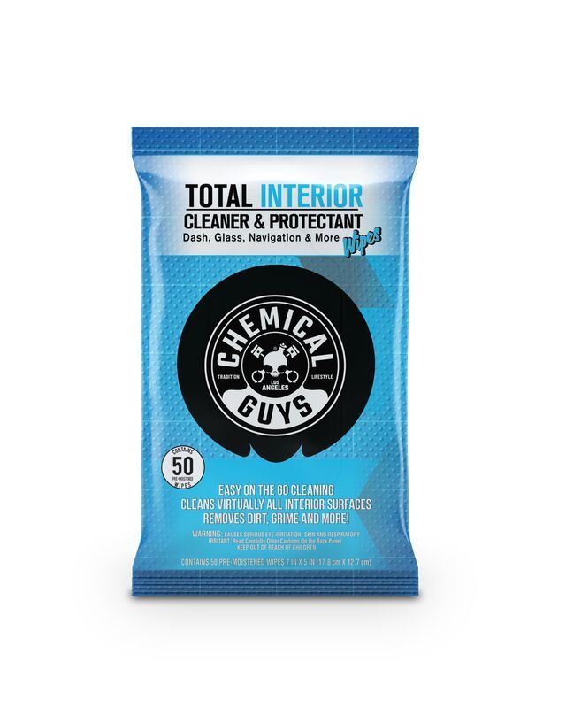 СЕРВЕТКИ TOTAL INTERIOR CLEANER & PROTECTANT CAR CLEANING WIPES