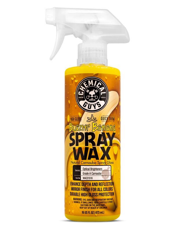 ДЕТЕЙЛ-СПРЕЙ BLAZIN' BANANA NATURAL CARNAUBA SPRAY WAX - 473мл