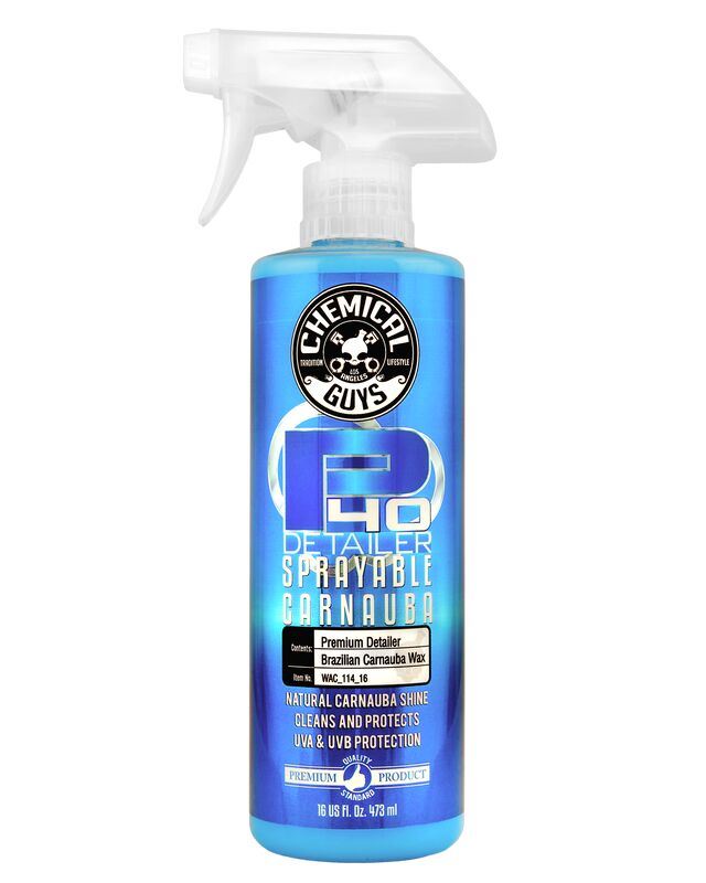 ДЕТЕЙЛ-СПРЕЙ З КАРНАУБСЬКИМ ВОСКОМ P40 QUICK DETAIL SPRAY NATURAL CARNAUBA SHINE - 473мл