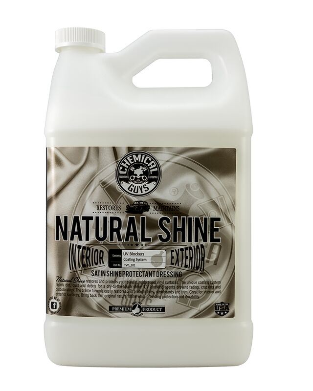 ПОЛІРОЛЬ ПРОСОЧЕННЯ ДЛЯ ГУМИ, ВІНІЛУ ТА ПЛАСТИКУ NATURAL SHINE NEW LOOK SHINE PLASTIC, RUBBER, VINYL DRESSING - 3785мл