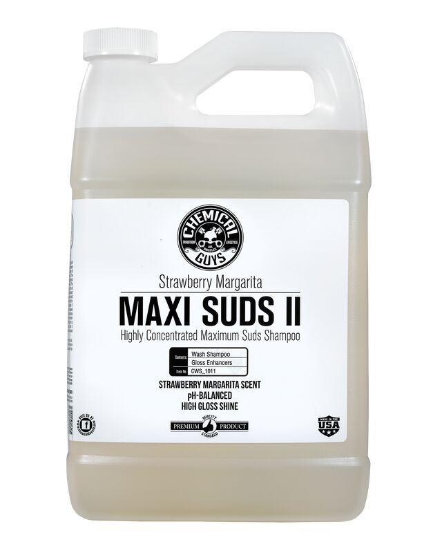 АВТОШАМПУНЬ СУПЕР ПІНА З ПІДСИЛЮВАЧЕМ БЛИСКУ - ПОЛУНИЧНА МАРГАРИТА MAXI SUDS II - 1893мл
