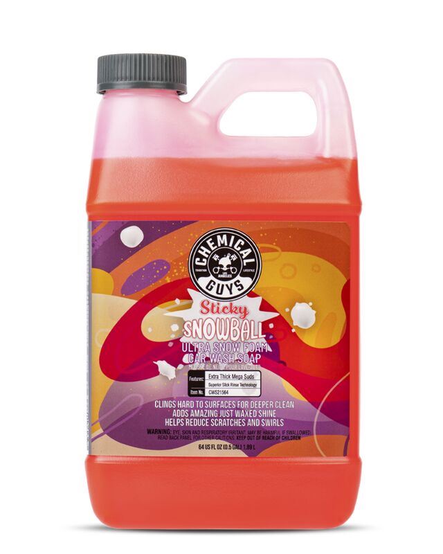 АВТОШАМПУНЬ ПІНА STICKY SNOWBALL ULTRA SNOW FOAM - 3785 мл