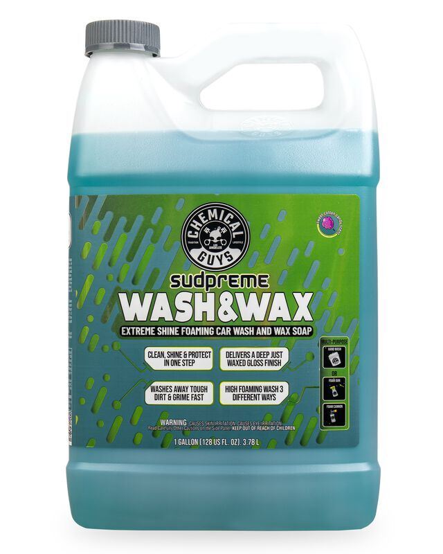 АВТОШАМПУНЬ SUDPREME WASH & WAX EXTREME SHINE FOAMING CAR WASH SOAP - 3785мл