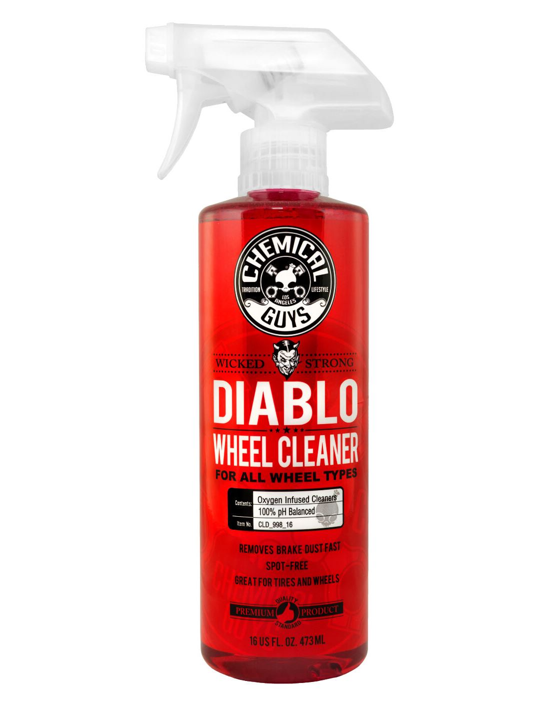 ОЧИЩУВАЧ ДЛЯ КОЛЕС ГОТОВИЙ ДО ВИКОРИСТАННЯ DIABLO GEL OXYGEN INFUSED FOAM WHEEL AND RIM CLEANER - 473мл