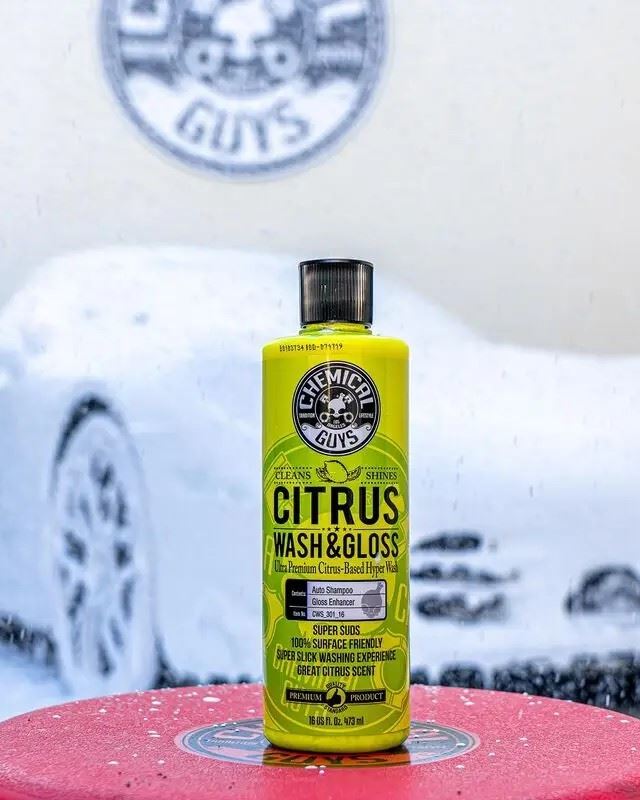 АВТОШАМПУНЬ CITRUS WASH AND GLOSS CONCENTRATED ULTRA PREMIUM HYPER WASH AND GLOSS - 473мл