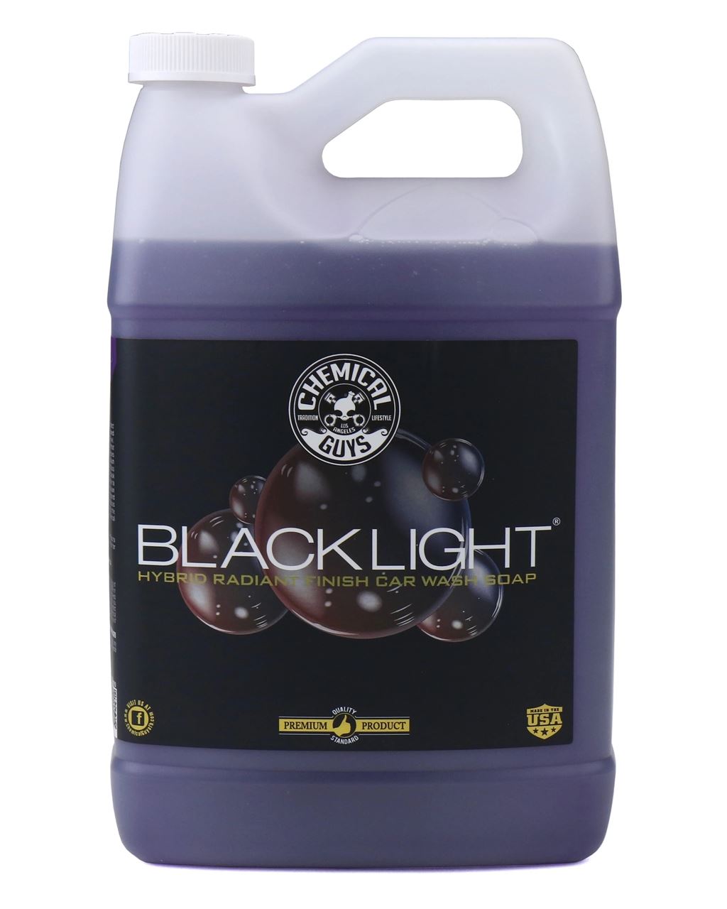 АВТОШАМПУНЬ ДЛЯ ЧОРНИХ ТА ТЕМНИХ ВІДТІНКІВ BLACK LIGHT HYBRID RADIANT FINISH CAR WASH SOAP FOR BLACK AND DARK COLORED CARS - 3785 мл