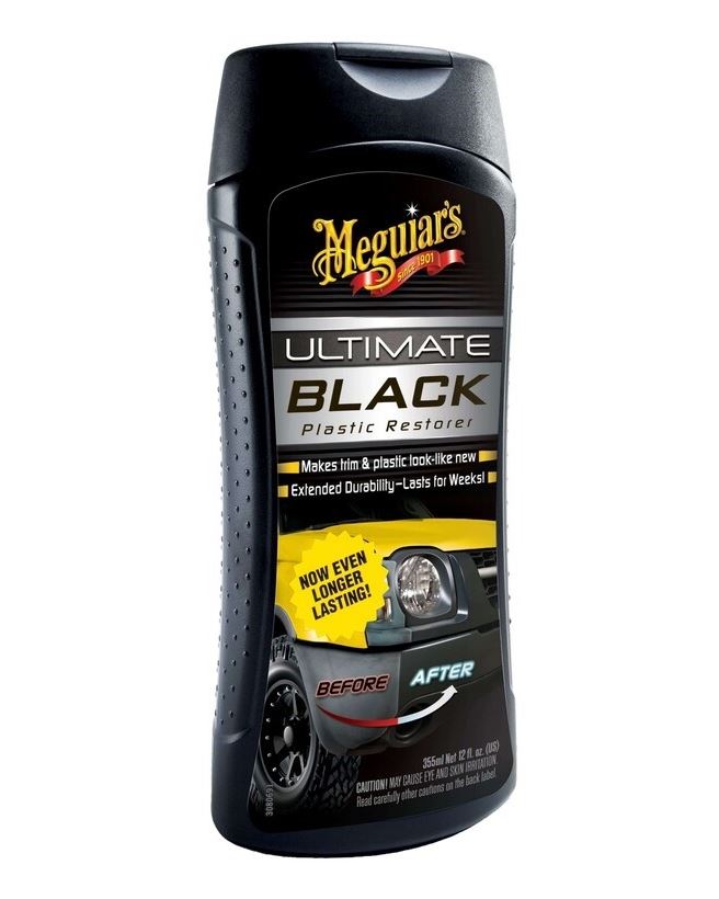 Лосьйон для чорніння зовнішнього пластику Meguiar's G15812EU Ultimate Black Plastic Restorer Lotion, 355 мл