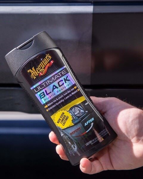 Лосьйон для чорніння зовнішнього пластику Meguiar's G15812EU Ultimate Black Plastic Restorer Lotion, 355 мл