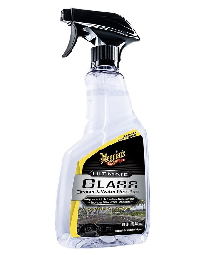 Очищувач скла з антидощем G240416 Meguiar's Ultimate Glass Cleaner & Water Repellent, 473 мл